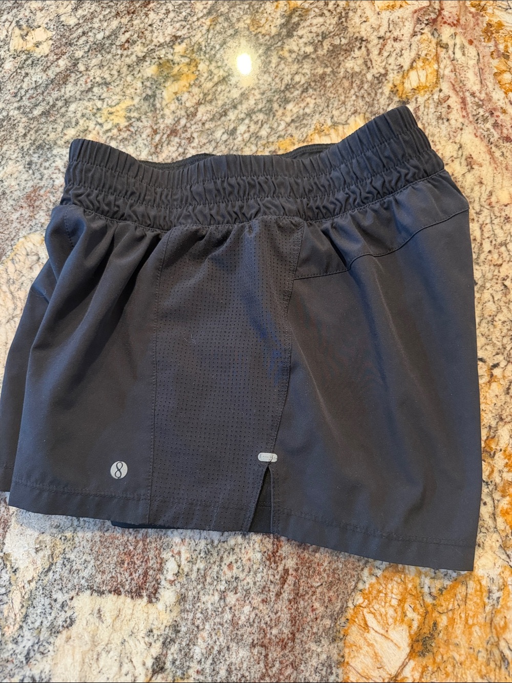 Layer 8 | Black Running Shorts | XS - Picture 4 of 5